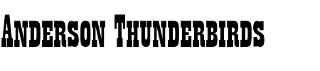 TTF: Anderson Thunderbirds Are Go ! Schriftart