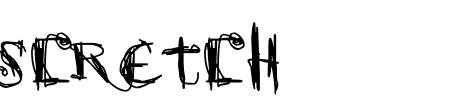 TTF: Scretch Schriftart