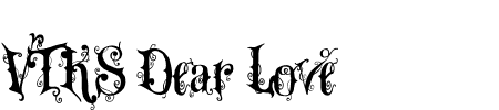 Schriftart VTKS Dear Love: Mehr Infos & Vorschau Generator TTF: VTKS Dear Love Schriftart