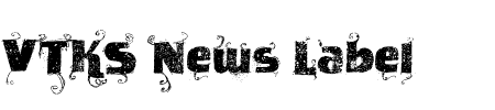Schriftart VTKS News Label: Mehr Infos & Vorschau Generator TTF: VTKS News Label Schriftart