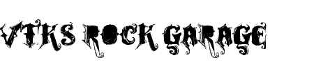 TTF: VTKS Rock Garage Band Schriftart