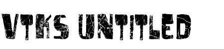 TTF: Vtks Untitled Font