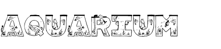 Schriftart Aquarium: Mehr Infos & Vorschau Generator TTF: Aquarium Schriftart