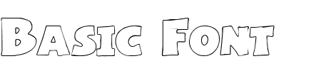 TTF: Basic Font Schriftart