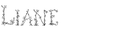 Schriftart Fleurs de Liane: Mehr Infos & Vorschau Generator TTF: Fleurs de Liane Schriftart