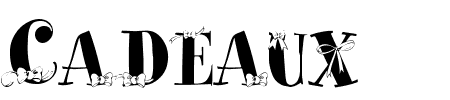 Font Paquet Cadeaux: Mehr Infos & Zeichen Übersicht TTF: Paquet Cadeaux Font