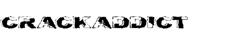 Schriftart Crackaddict: Mehr Infos & Vorschau Generator TTF: Crackaddict Schriftart