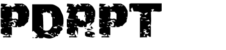 TTF: PDRPT Font