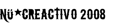 Schriftart NüCreactivo 2008: Mehr Infos & Vorschau Generator TTF: NüCreactivo 2008 Schriftart