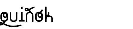Schriftart Quinok: Mehr Infos & Vorschau Generator TTF: Quinok Schriftart
