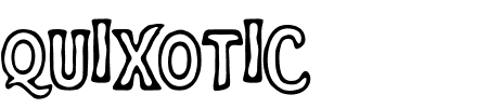 TTF: Quixotic Font