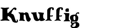 TTF: Knuffig Schriftart