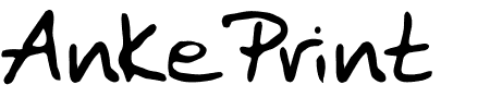 TTF: AnkePrint Schriftart