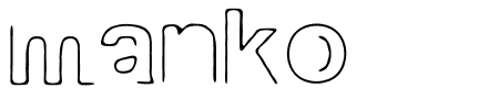 TTF: manko Schriftart