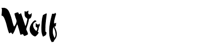 TTF: Wolf Schriftart