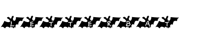 Schriftart Letterbat AH: Mehr Infos & Vorschau Generator TTF: Letterbat AH Schriftart