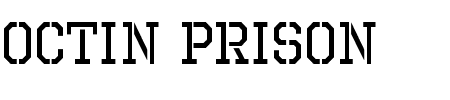 Schriftart Octin Prison Free: Mehr Infos & Vorschau Generator TTF: Octin Prison Free Schriftart