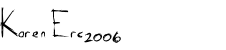 TTF: Karen Erc 2006 Schriftart