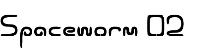 TTF: Spaceworm 02 Schriftart