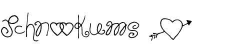 TTF: Schnookums Schriftart