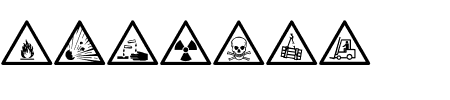 TTF: Warning Tables Font