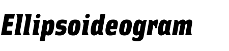 Font Ellipsoideogram: Mehr Infos & Zeichen Übersicht TTF: Ellipsoideogram Font
