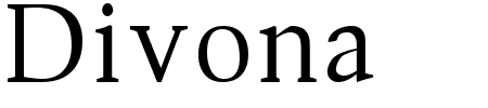 Schriftart Divona: Mehr Infos & Vorschau Generator TTF: Divona Schriftart