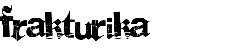 Frakturika Spamless Schriftart