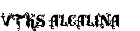 Schriftart VTKS Alcalina: Mehr Infos & Vorschau Generator TTF: VTKS Alcalina Schriftart