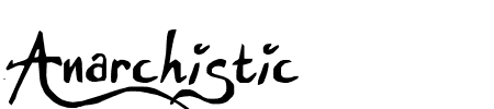 TTF: Anarchistic Font