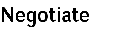 Schrift Negotiate: Mehr Infos & Zeichen Übersicht TTF: Negotiate Schrift