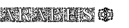 Schriftart 16th Arabesques: Mehr Infos & Zeichen Übersicht TTF: 16th Arabesques Schriftart