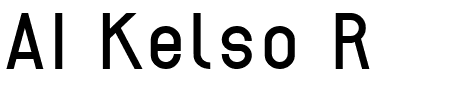 Schriftart AI Kelso R: Mehr Infos & Vorschau Generator TTF: AI Kelso R Schriftart