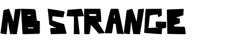 TTF: Nb Strange Schrift