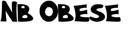 TTF: Nb Obese Schriftart