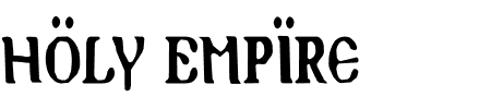Holy Empire Condensed Schriftart