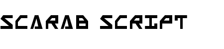Schriftart Scarab Script: Mehr Infos & Vorschau Generator TTF: Scarab Script Schriftart