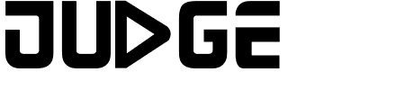 Font Judge: Mehr Infos & Zeichen Übersicht TTF: Judge Font
