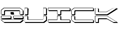 Schriftart QuickStrike Shadow: Mehr Infos & Vorschau Generator TTF: QuickStrike Shadow Schriftart