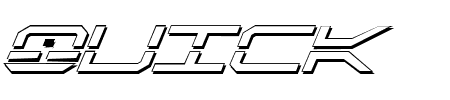 QuickStrike Shadow Italic Schriftart
