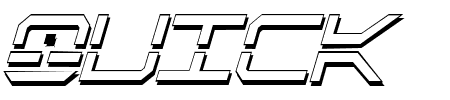 QuickStrike Shadow ItalCon Schriftart