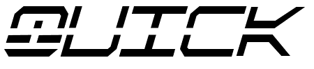 QuickStrike Italic Condensed Schriftart