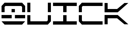 QuickStrike Condensed Schriftart