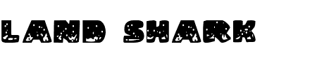 TTF: Land Shark Font