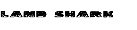 Land Shark Expanded Schriftart