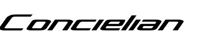Font Concielian: Mehr Infos & Zeichen Übersicht TTF: Concielian Font