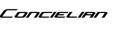 Concielian Jet Schriftart