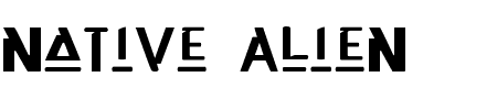 Native Alien Extended Schriftart