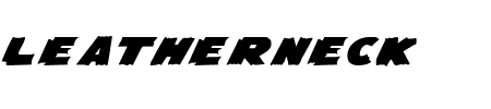 Flying Leatherneck Expanded Schriftart