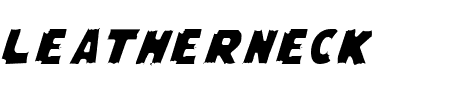 Flying Leatherneck Light Schriftart